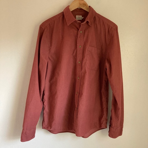 Faherty Rust Button Down Shirt - Picture 1 of 9